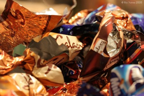 Rubbish removal staff assessing an office space before clearance